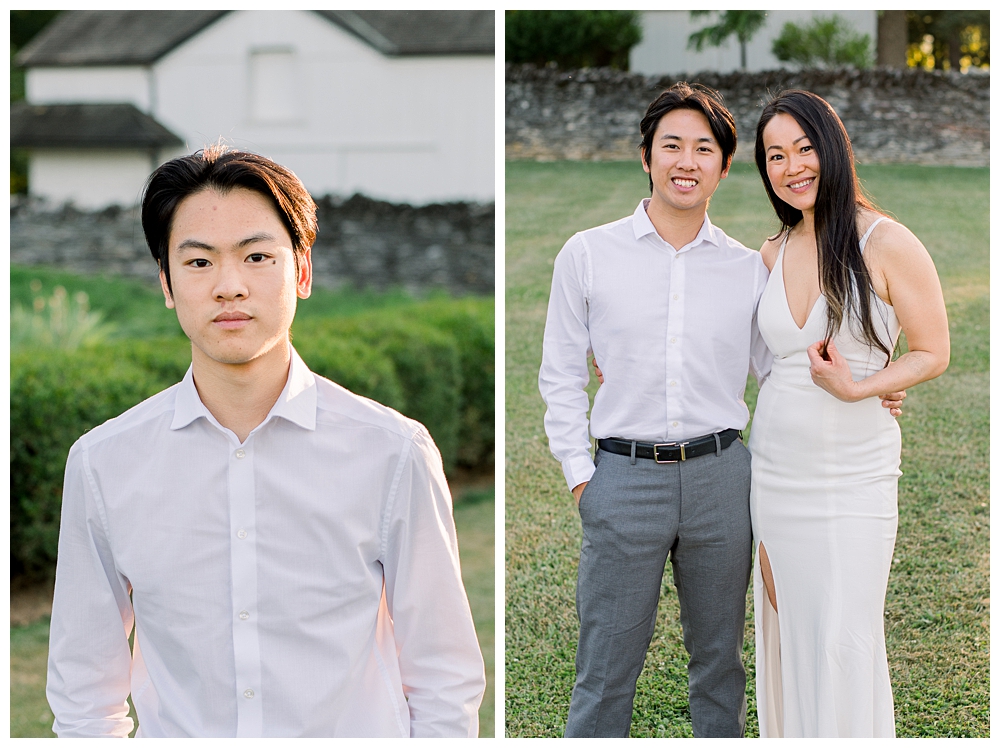 A family spends time together during their photo session at Rose Hill Manor in Frederick, Maryland.